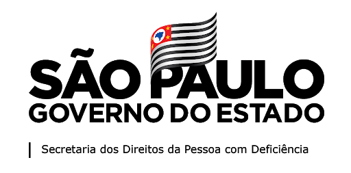 Logo da Secretaria dos Direitos da Pessoa com Deficência do Governo do Estado de São Paulo